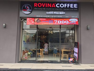Rovina Coffe – chuỗi cà phê pha máy nối tiếng tại Việt Nam