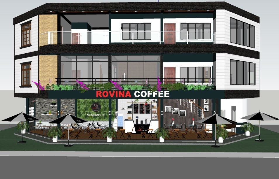 Nhận thiết kế – tư vấn – xây dựng quán cà phê đẹp