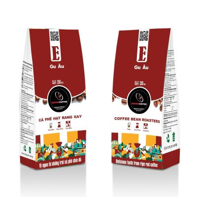 CÀ PHÊ ROVINA GU ÂU – PHA PHIN – Gói 250g xay sẵn