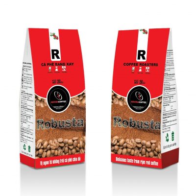 CÀ PHÊ ROBUSTA – RANG XAY – PHA PHIN – 250G