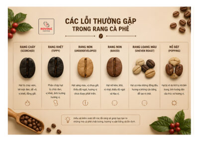 Các Lỗi Thường Gặp Trong Quá Trình Rang Cà Phê Và Cách Khắc Phục Hiệu Quả