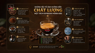 Những Yếu Tố Ảnh Hưởng Đến Chất Lượng Một Tách Espresso Hoàn Hảo
