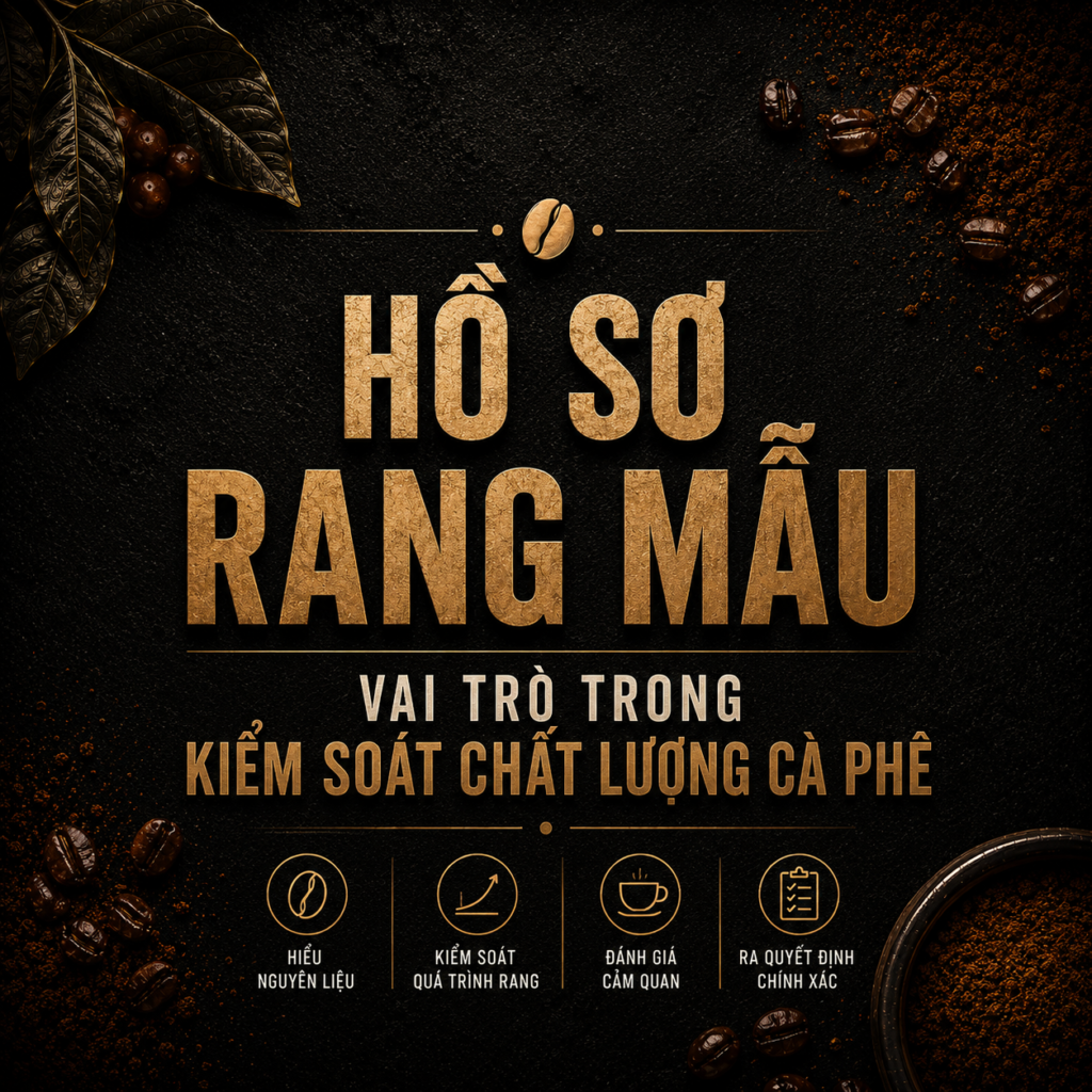Hồ sơ rang mẫu là gì? Vai trò trong kiểm soát chất lượng cà phê